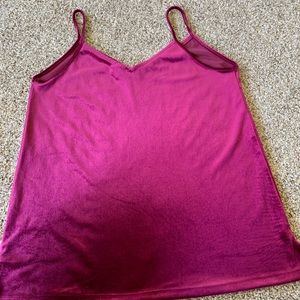 Velvet tank top